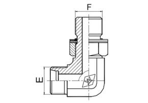 1CG9 90°度英管可調向”O”型密封